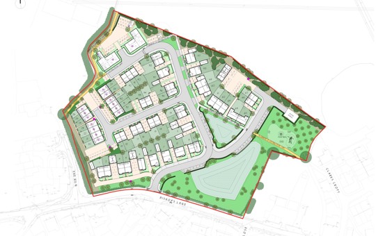 Site plan of Ringmer Road